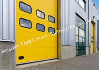 Vertically Opening Transparent Industrial Garage Doors With Flexible Curtain Shutter Doors