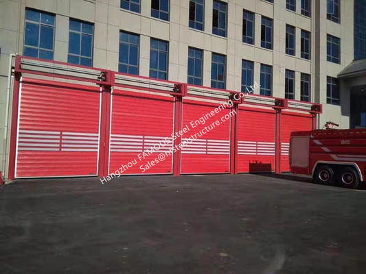 Overhead Aluminum Alloy Insulated Panel High Speed Rollup Door for Logistic Warehouse