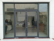 Exterior Aluminum Self-closing Insulated Glazing Thermal Broken Ground Spring Bounce Pivot doors