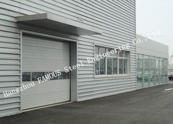 Steel Fire Security Door With Smoke Detecor Emergency Fire Resistant Garage Door Systems