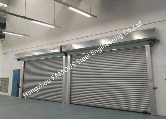 Fire Rated Customized Rolling Shutter Door Exterior Dustproof Roll Up Door For Industry