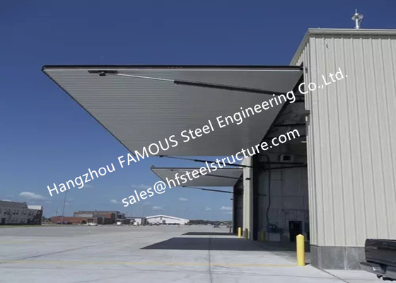 Strap Lift One Piece Door Tip Up Canopy Hydraulic Bi Folding Doors Ideal For Aircraft Carport