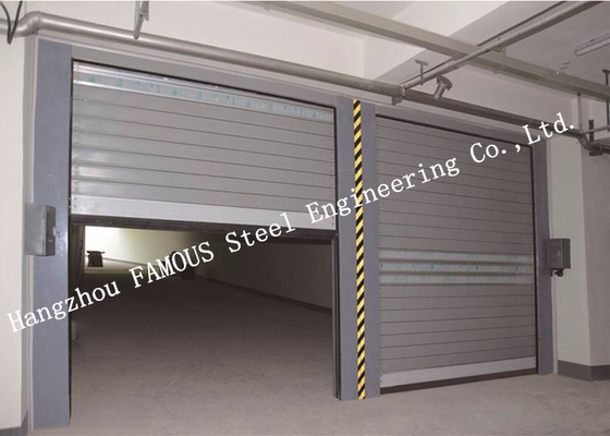 Galvanized Treatment Surface High Speed Electrical Steel Roller Shutter Door Customized