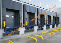 Container Loading Dock Fabric Industrial Doors With Seal Shelter For Distribution Center