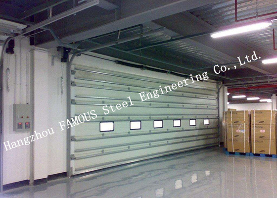 Vertically Opening Transparent Industrial Garage Doors With Flexible Curtain Shutter Doors