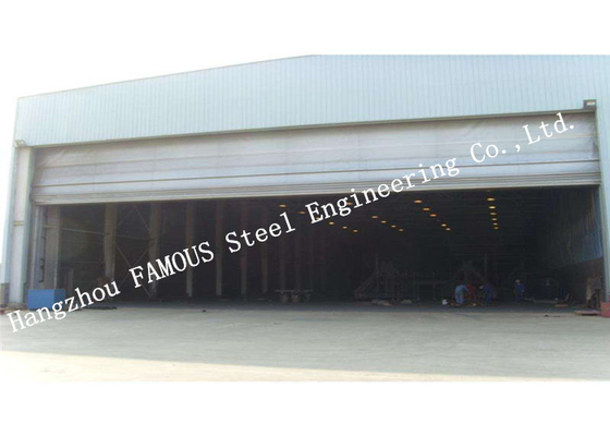 Hydraulic / Electrical Industrial Sliding Hanger Doors Horizontal Lifting Door For Aircraft Access System