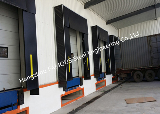 Commercial  PVC Loading Dock Doors With Folding Rubber Seal For Logistic Unloading Platform Use