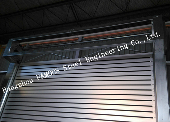 Indoors PVC Fast Rapid Rise Door And Outdoors Hard Metal High Speed Rolling Shutter Door