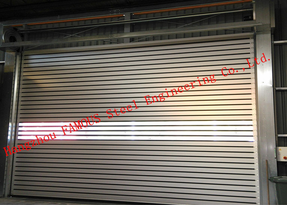 Indoors PVC Fast Rapid Rise Door And Outdoors Hard Metal High Speed Rolling Shutter Door