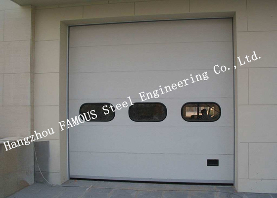 Customized High Speed Industrial Lift Up Rolling Shutter Doors With Pedestrian Gate