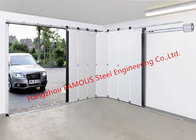 Customized Industrial Garage Doors With Remote Operator Quick Response Side Sliding Doors For Carport