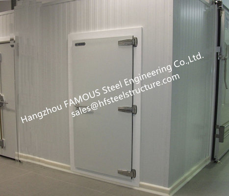 Polyurethane Core Side Hinged Coldroom Doors Double Swinging Insulation Doors Hinges