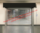 High Speed Full-View Metal Door With Polycarbonate Panels High Speed Aluminum Doors