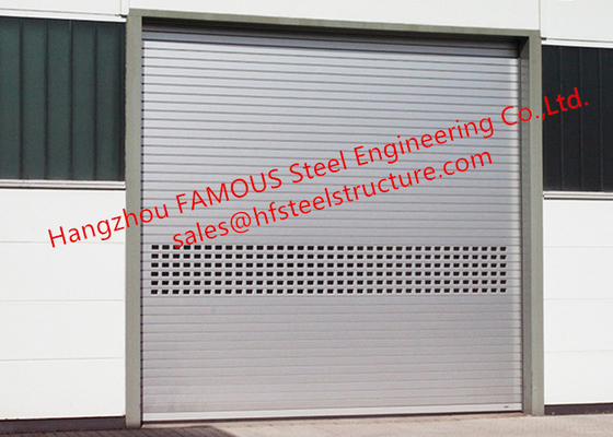 High Speed Full-View Metal Door With Polycarbonate Panels High Speed Aluminum Doors