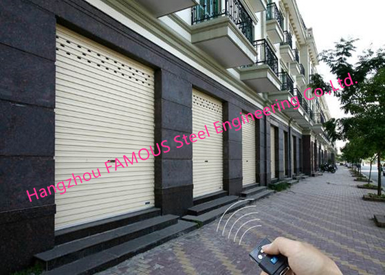 Customized Industrial Garage Doors With Remote Operator Quick Response Side Sliding Doors For Carport