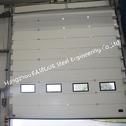 PU Foaming Automatic Handle Industrial Garage Doors EPS Sandwich Panel Lifting Door For Workshop