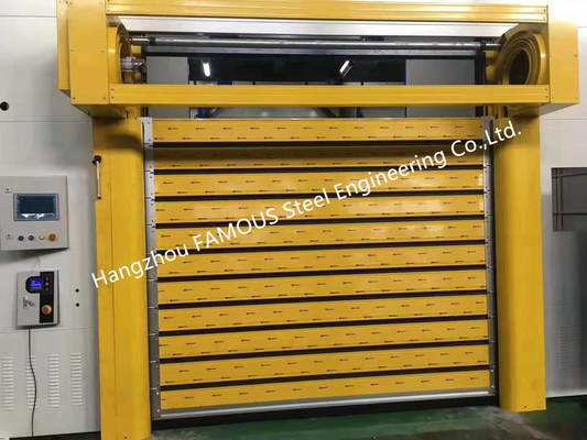 Aluminum Extrusion Profiles Fire Rated Roller Door Fireproofing Lift Door With Electric Openers