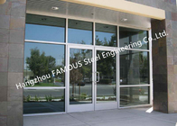 Modern Commercial Decorative Soundprrof Glass Door Swing Aluminum Frame Glass Door For Sale