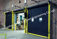 Overhead Roll Up Rubber Curtain Doors For Industry High Performance Rapid-roll Exterior Rubber Doors