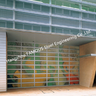 Motorized Crystal Clear Commercial Rolling Doors Polycarbonate Overhead Doors For Sale