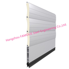 Lighter Aluminum Doors Overhead Metal Roll Up Doors Low Noise Heat Insulation Type