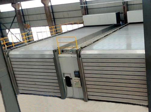 High Speed Horizontal And Lifting Swirled Backwards Back Roll Doors For Industry