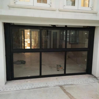 Commercial Glass Bi Folded Vertical Lift  Door With Remote Control