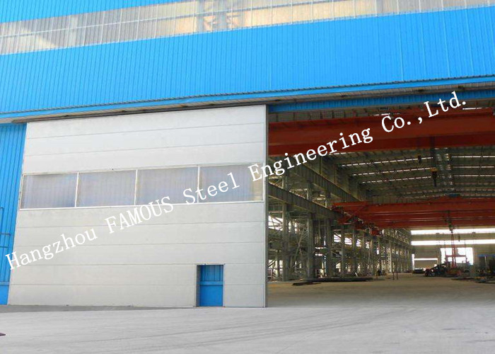 Hydraulic / Electrical Industrial Sliding Hanger Doors Horizontal Lifting Door For Aircraft Access System