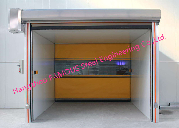 PVC Fabric High Speed Lifting Doors With Radar Sensors Vertical Rising Door With CE Certification